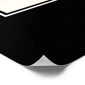 Rode kousen van Cincinnati 1869 Poster (Hoek)