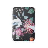 Rode kraan Chrysanthemum Waterverf Patroon Badmat (Voorkant Verticaal)