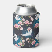 Rode kraan Magnolia: Japanse Waterverf. Blikjeskoeler (Blikje Voorkant)