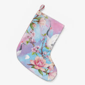 Rode kraan Waterverf Japans motief Kleine Kerstsok (Voorkant (Hangend))