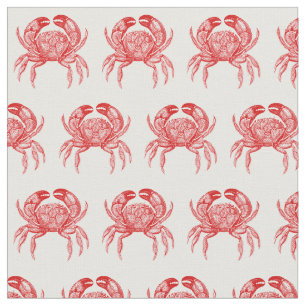 rode krab #1 Tekening Stof