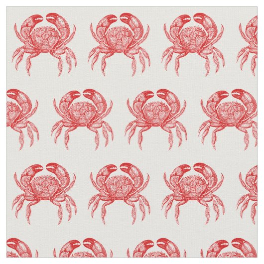 rode krab #1 Tekening Stof (Close Up)