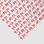  rode krab #1 Tekening Tissuepapier (Detail)