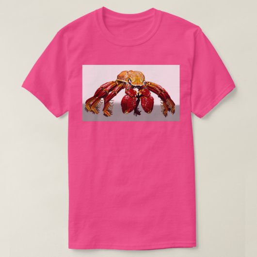 Rode krab 2 t-shirt (Design voorkant)