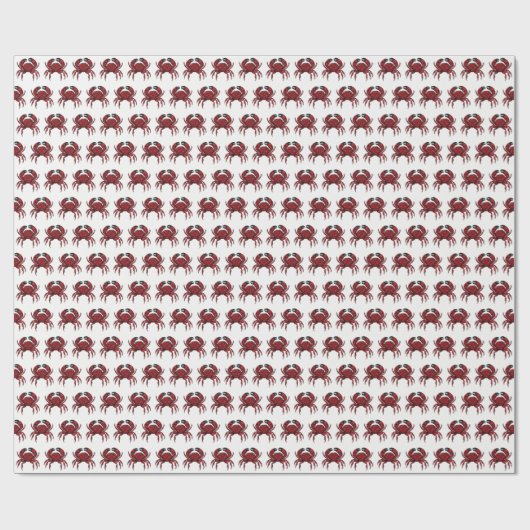  rode krab #2 tekening cadeaupapier (Vlak)