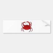 Rode krab bumpersticker (Voorkant)