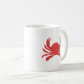 Rode krab koffiemok (Voorkant rechts)