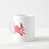 Rode krab koffiemok (Voorkant links)