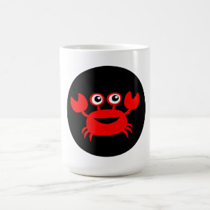 Rode krab koffiemok
