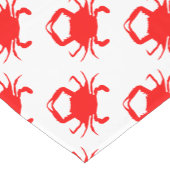 Rode krab korte tafelloper (Hoek)