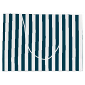 Rode krab op Noordelijke Stripes Large Cadeautasje (Achterkant)