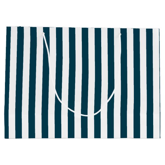 Rode krab op Noordelijke Stripes Large Cadeautasje (Achterkant)