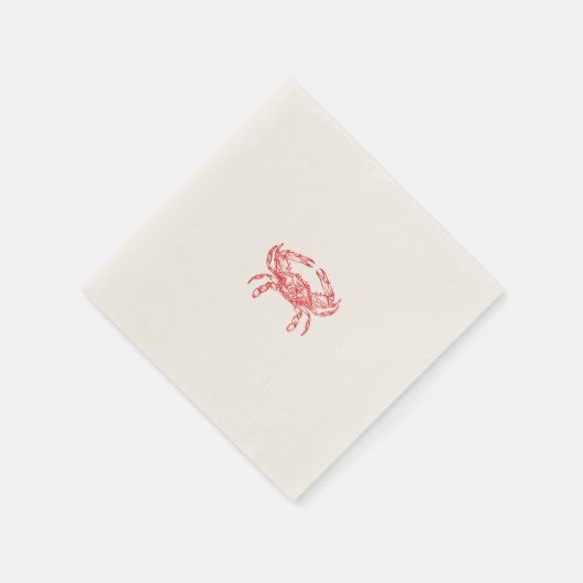 rode krab servet (Hoek)