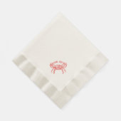  rode krab servet (Hoek)