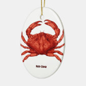 Rode krab (Stille Oceaan) Keramisch Ornament (Links)