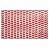 Rode krab stof (Yard (91,4 cm))