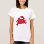 Rode krab t-shirt (Voorkant)