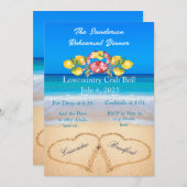 Rode Krab van de Citroenen Low Country Kaart (Voorkant / Achterkant)