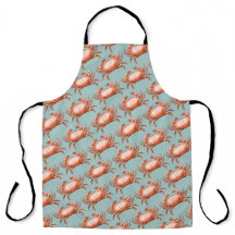  Rode krab Whimsical Crabby Pattern Apron