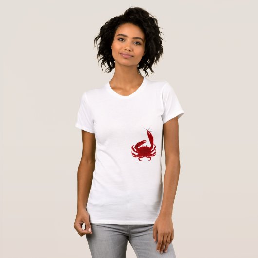rode krab wraak t-shirt (Voorkant volledig)