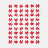 Rode krabben Baltimore Maryland Beach Fleece Deken (Voorkant)