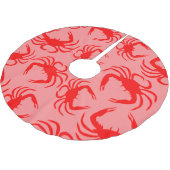 Rode krabben kerstboom rok (Gekanteld)