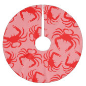 Rode krabben kerstboom rok (Voorkant)