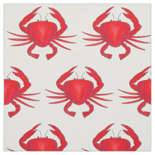 Rode krabben Maryland Crab Beach Ocean Summer Zee Stof