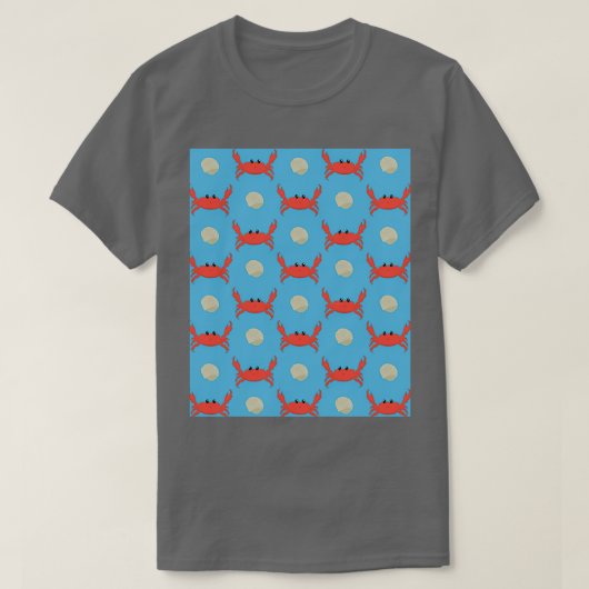 Rode krabben t-shirt (Design voorkant)