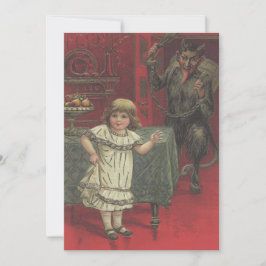Rode Krampus Meisje Eetkamer Switch