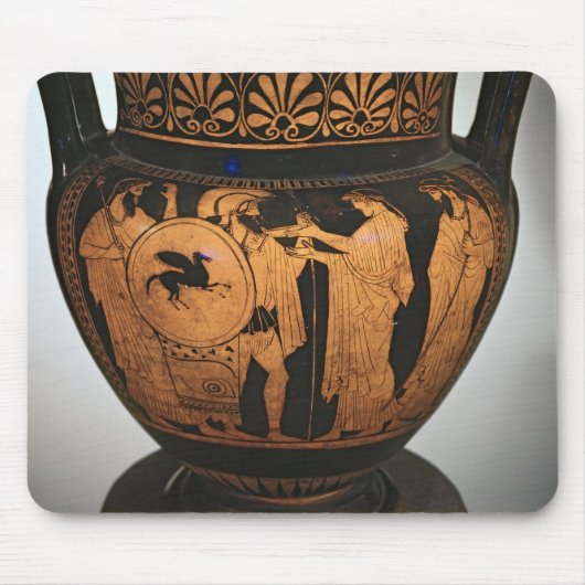 Rode krater muismat (Voorkant)