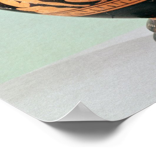 Rode krater poster (Hoek)