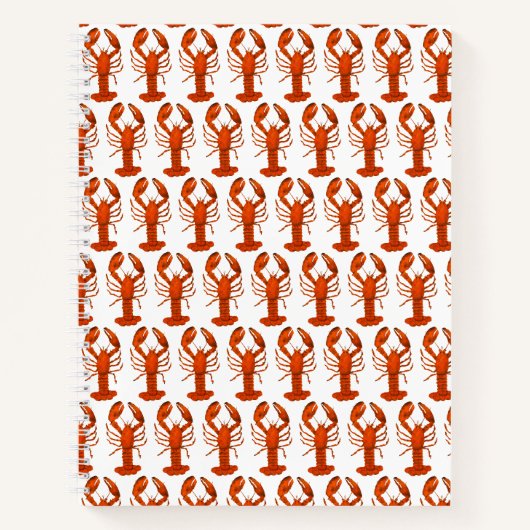 Rode Kreeft Notitieboek (Voorkant)