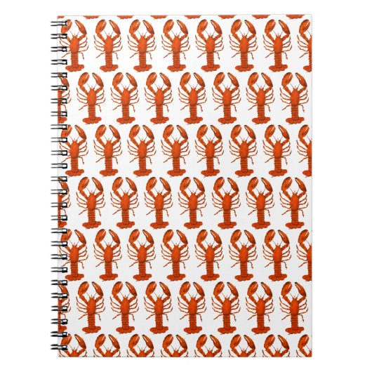 Rode Kreeft Notitieboek (Voorkant)