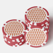 Rode Kreeft Poker Chips (Opstapeling)
