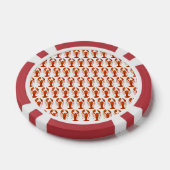 Rode Kreeft Poker Chips (Enkel)