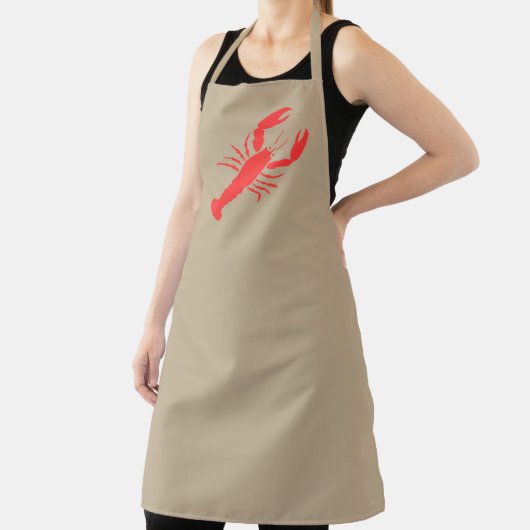 rode kreeft schort (Insitu)