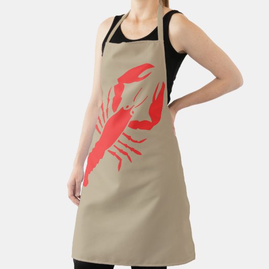 rode kreeft schort (Insitu)