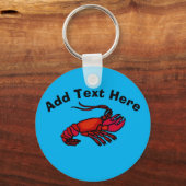 Rode kreeft sleutelhanger (Voorkant)