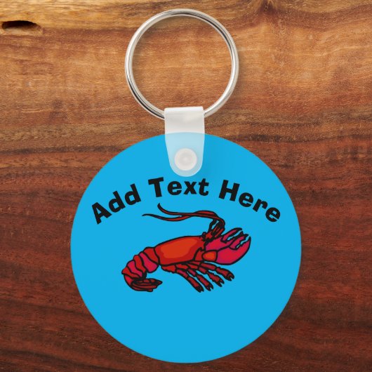 Rode kreeft sleutelhanger (Voorkant)