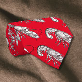  rode kreeft stropdas