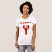 rode kreeft t-shirt (Voorkant volledig)