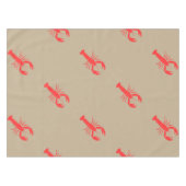 rode kreeft Tablecloth Tafelkleed (Voorkant (Horizontaal))