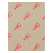 rode kreeft Tablecloth Tafelkleed (Voorkant)