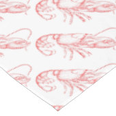  rode kreeft tafelkleed (Gekanteld)