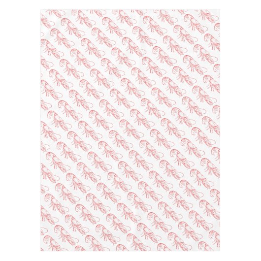  rode kreeft tafelkleed (Voorkant)