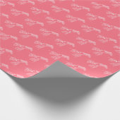 Rode kreeft zeevruchten Maine Preppy Beach Cadeaupapier (Hoek)