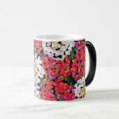 Rode Kristal Bloeiende Bloemen Magische Mok (Voorkant rechts)