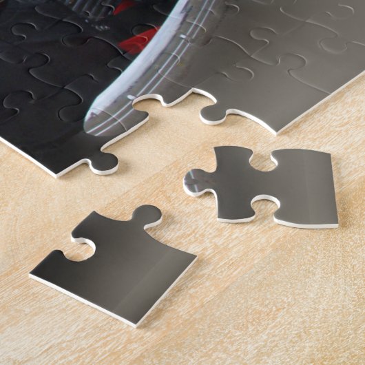  rode krokodille puzzel (Zijkant)