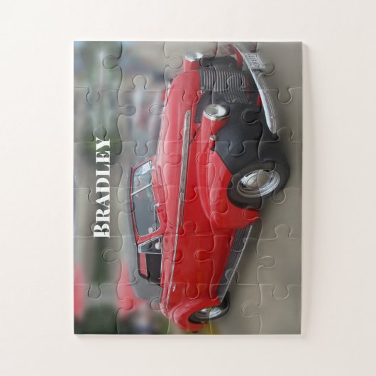  rode krokodille puzzel (Verticaal)